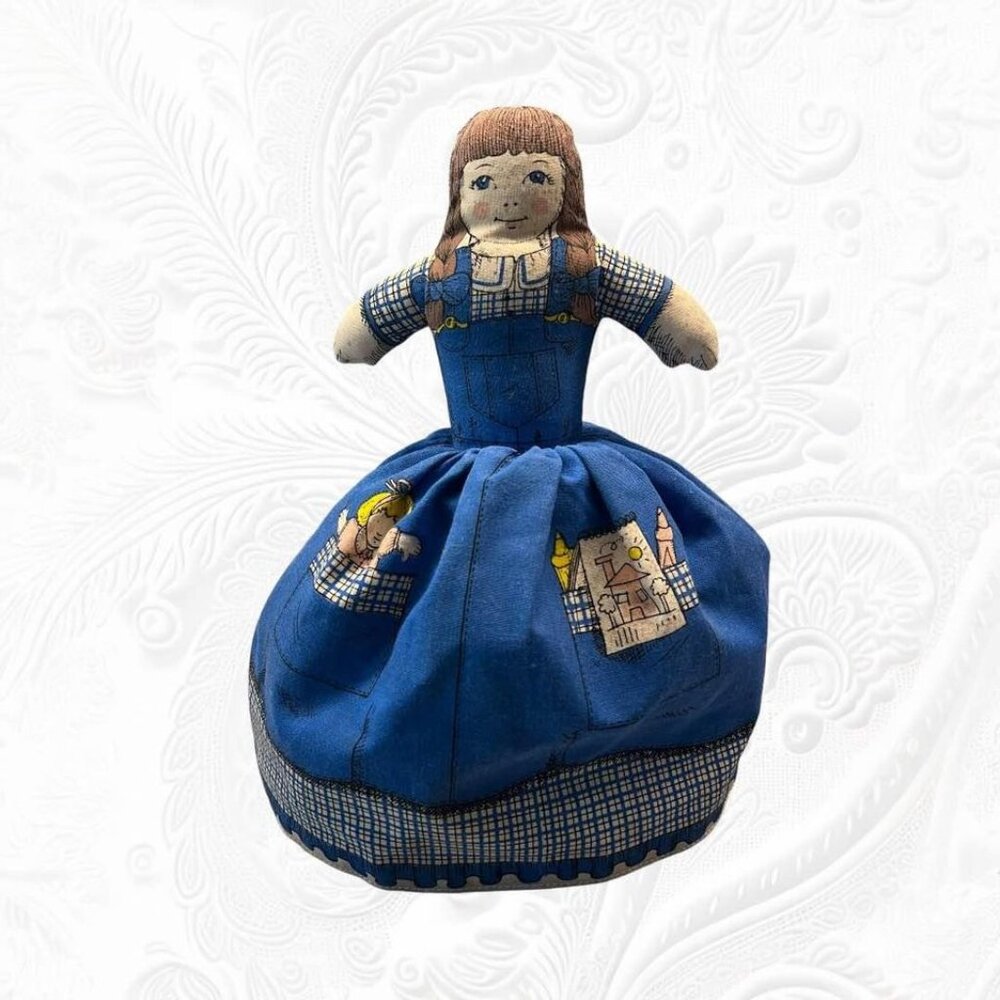 Sweet Vintage 1985‎ Avon Topsy Turvy Daytime/Nighttime Doll Collectible 80's